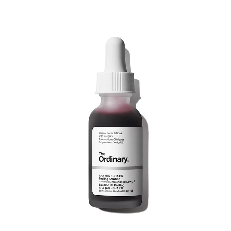 سرم پیلینگ اوردینری AHA 30% + BHA 2% – The Ordinary Peeling Solution برای لایهبرداری عمیق، کاهش لک و جوشهای سرسیاه
