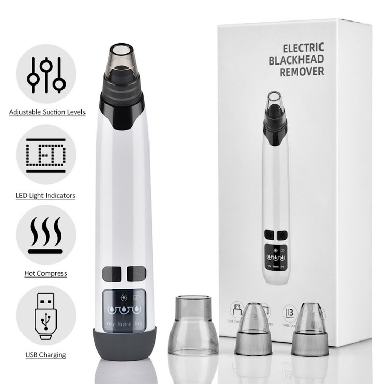 Electric Blackhead Remover — دستگاه میکرودرم جوش و سرسیاه برای پاکسازی عمیق پوست