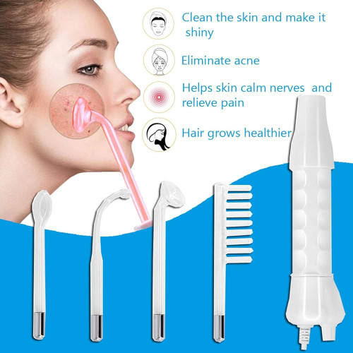 High Frequency Facial Device — دستگاه هایفریکوئنسی برای جوانسازی پوست و درمان آکنه