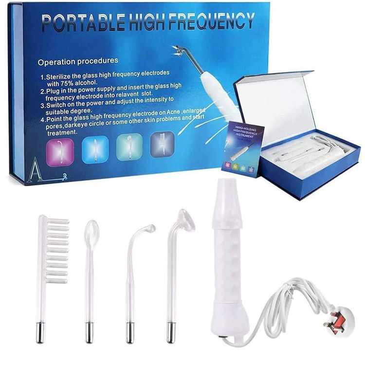 High Frequency Facial Device — دستگاه هایفریکوئنسی برای جوانسازی پوست و درمان آکنه