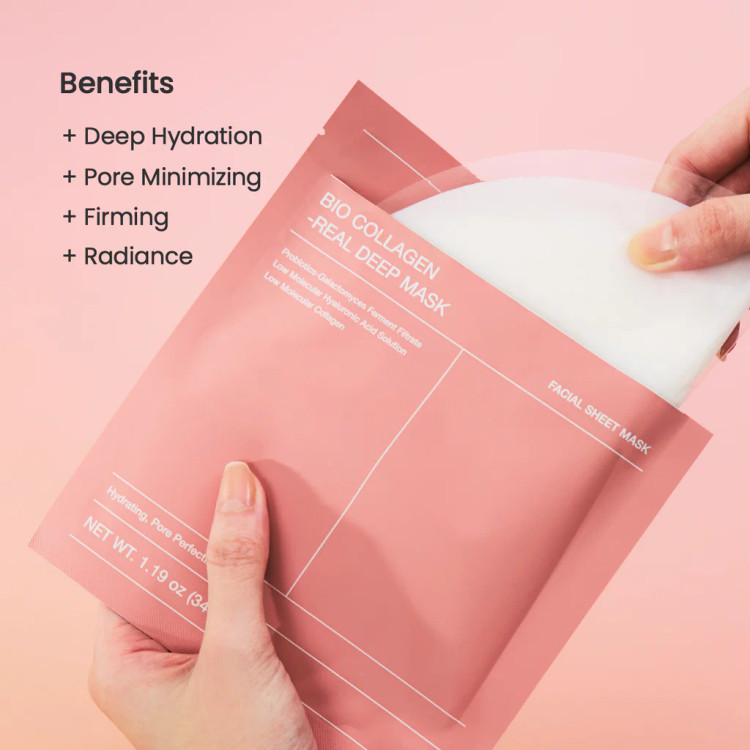 BioDens BioCollagen Mask — ماسک کلاژن بایودنس برای آبرسانی، سفتی و جوانسازی پوست
