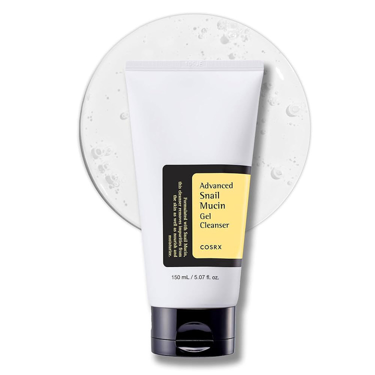 Cosrx Advanced Snail Mucin Gel Cleanser — شوینده ژلی حلزون کوزارکس برای پاکسازی ملایم و آبرسانی پوست