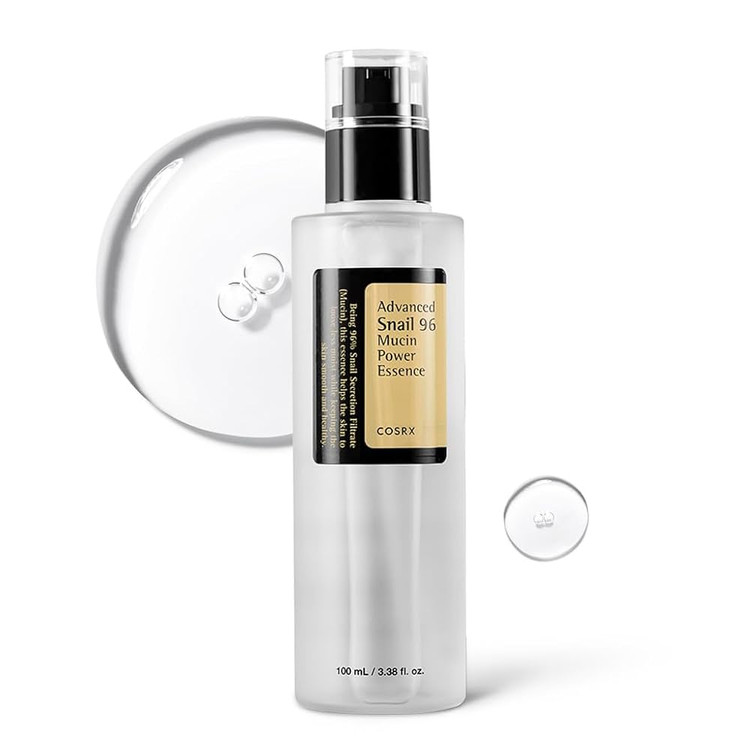 Cosrx Advanced Snail 96 Mucin Power Essence — سرم حلزون کوزارکس برای بازسازی، ترمیم و آبرسانی عمیق پوست