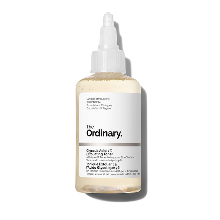 The Ordinary Glycolic Acid 7% Toning Solution — تونر گلیکولیک اسید ۷ درصد اوردینری برای لایهبرداری ملایم و روشنکنندگی پوست