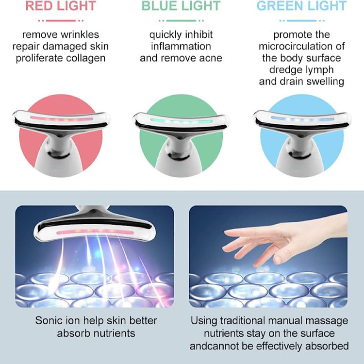 دستگاه لیفت و جوانساز صورت و رفع غبغب مدل ES-1081 – سفتکننده و بازسازی پوست