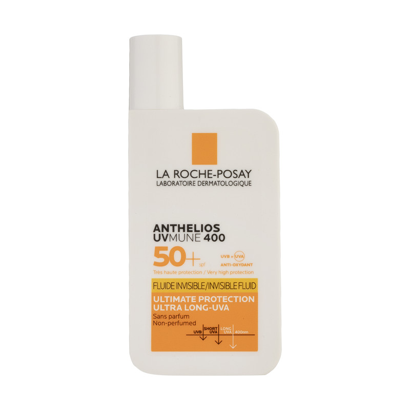 ضدآفتاب بی‌رنگ لاروش پوزای +SPF50 مناسب انواع پوست، حجم 50 میلی‌لیتر