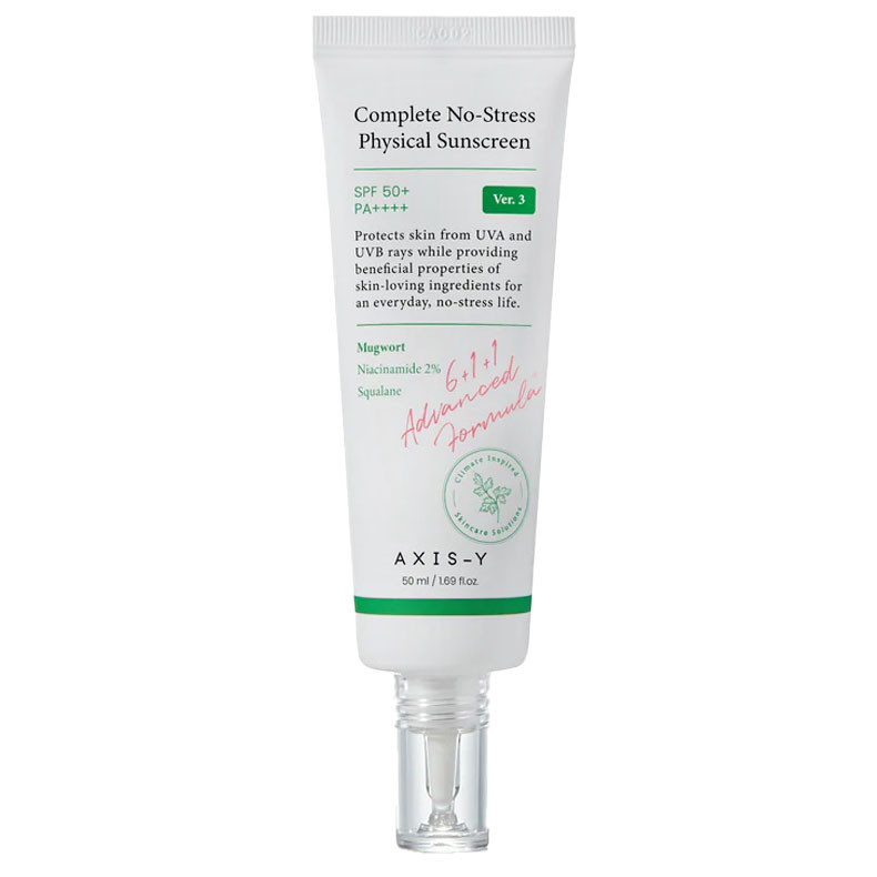 ضد آفتاب بدون رنگ اکسیس وای +SPF 50 مدل Complete No Stress ‌مناسب انواع پوست‌ حجم 50 میلی‌لیتر