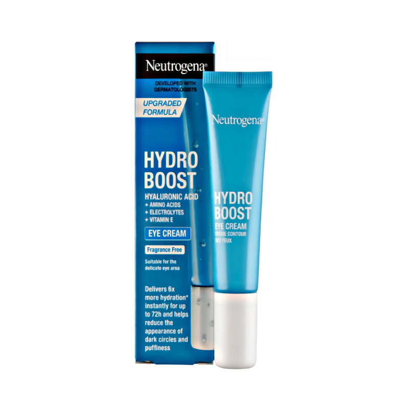 کرم دور چشم روز و شب نوتروژینا مدل Hydro Boost Hyaluronic acid حجم 15 میلی‌لیتر