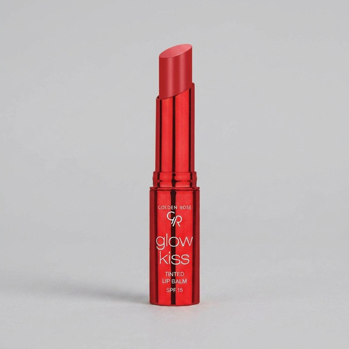 بالم لب تینت گلدن رز مدل TINTED شماره 05 بافت نرم و سبک، ماندگاری بالا، حاوی ویتامین E و SPF 15، محافظت از لب در برابر آفتاب و ایجاد شاین طبیعی