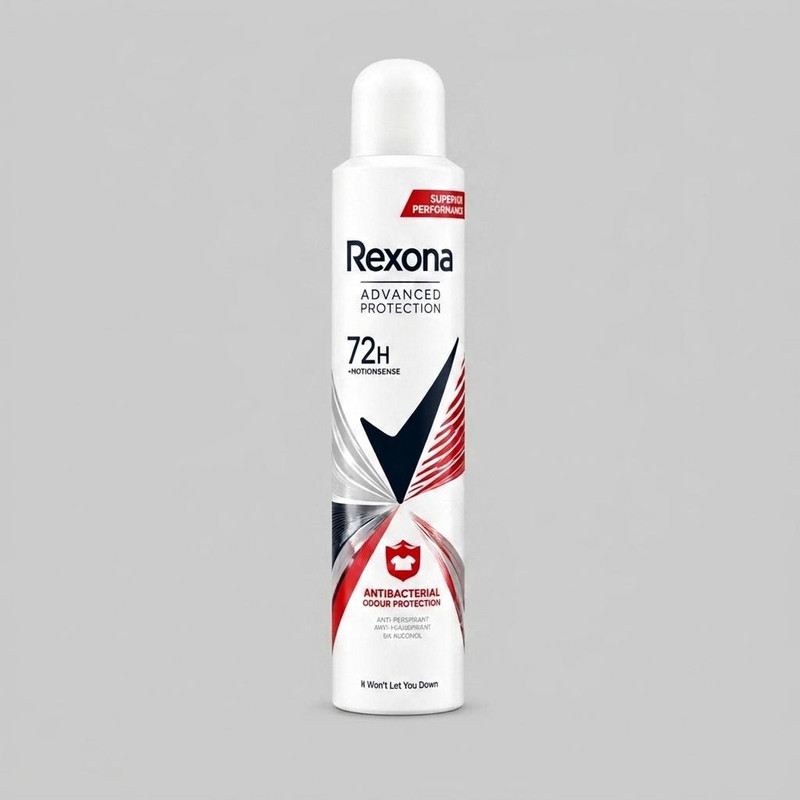 اسپری ضدتعریق رکسونا مدل Arg Advanced Protection Antibacterial حجم 200 میلی‌لیتر