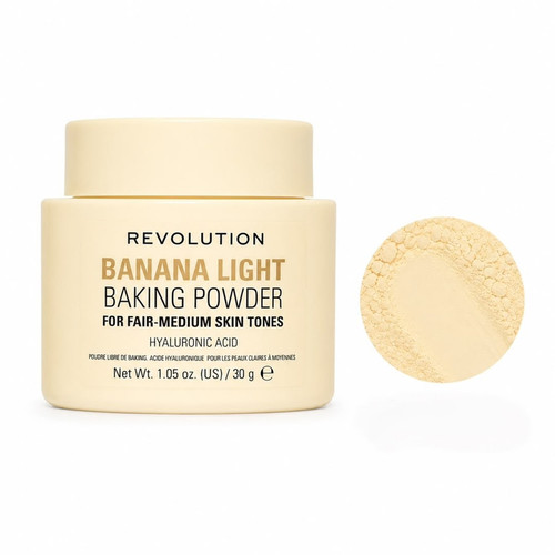 پودر تثبیت کننده آرایش صورت رولوشن مدل Banana Light وزن 30 گرم