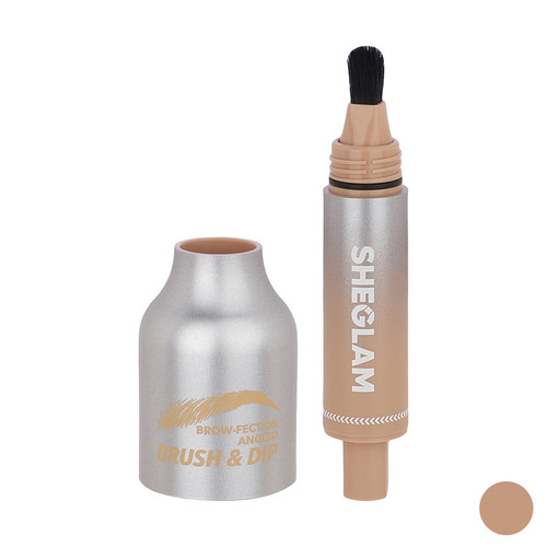 هاشور ابرو شیگلم مدل angled brush&dip latte