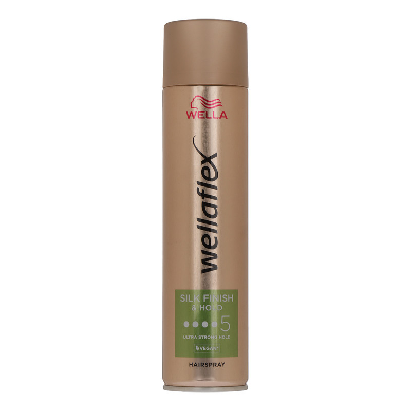 اسپری حالتدهنده مو با قدرت حفظ حالت مو پنج ولا پرفشنال مدل silk finsh&hold مناسب برای انواع مو حجم 400 میلیلیتر