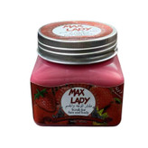 اسکراب لایه بردار پوست مکس لیدی مدل Strawberry حجم 300 میلی لیتر