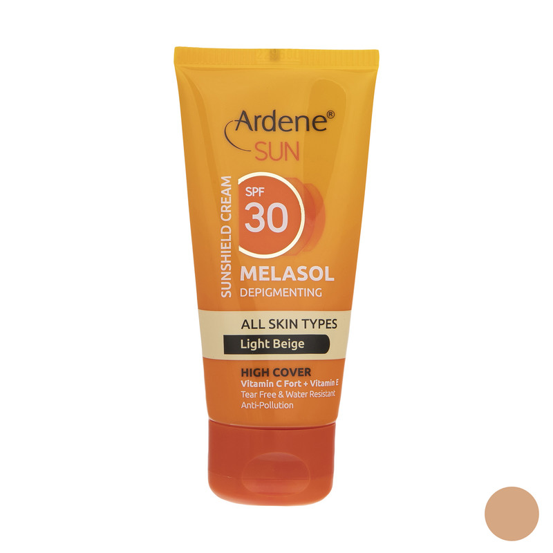 ضدآفتاب رنگی آردن سان Melasol SPF30 ضد لک بژ روشن