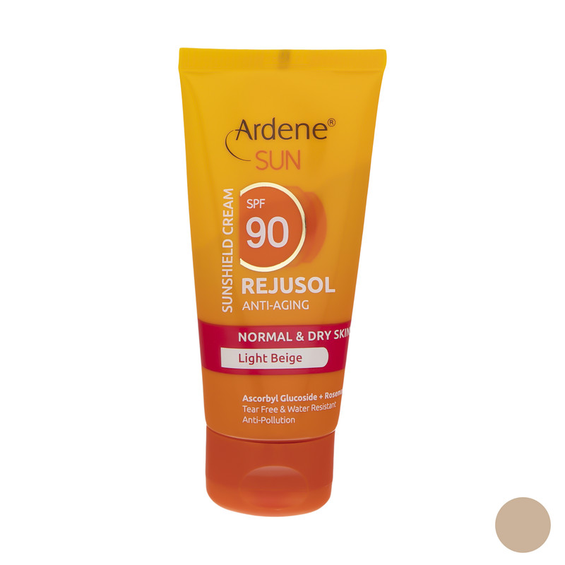 ضدآفتاب رنگی آردن سان Rejusol SPF90 ضد چروک بژ روشن