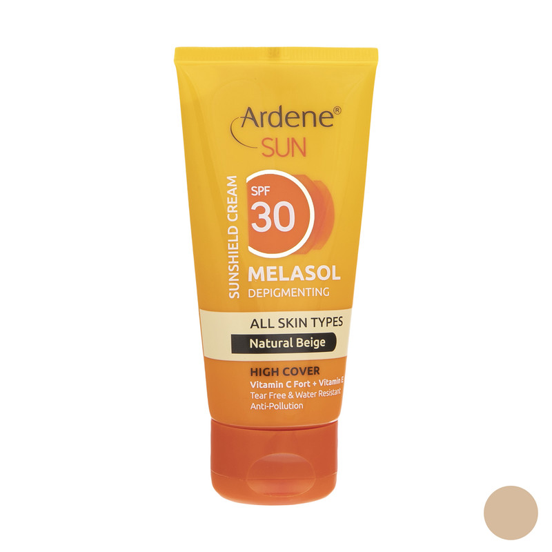 ضدآفتاب رنگی آردن سان Melasol SPF30 ضد لک بژ طبیعی