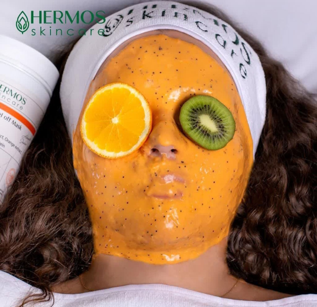 ماسک لاتکسی ویتامین سی و کیوی هرموس Hermos حجم 300 گرم